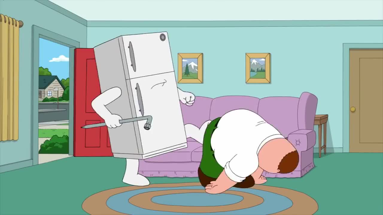 Family Guy - Peter Prank Calling a Refrigerator