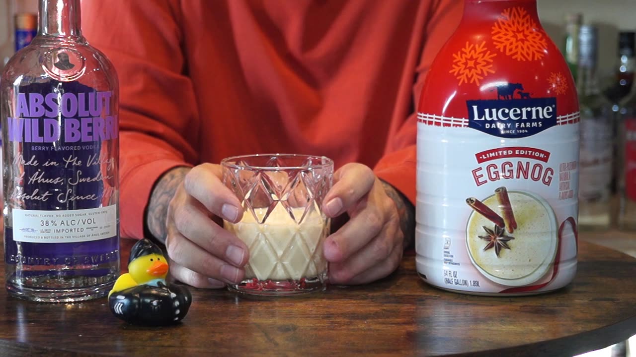 Marshall Forrest Sr - Absolut Wild Berri Vodka & Lucerne Eggnog