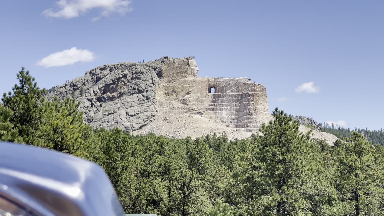 Impresionante escultura del Crazy Horse Memorial