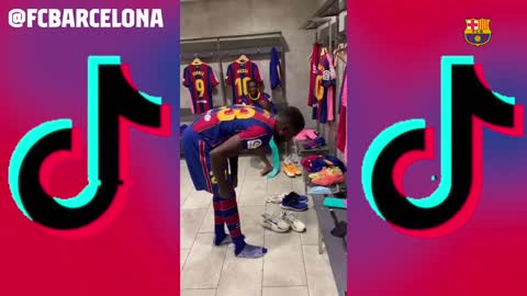 The Most Viral Tiktok videos FC Barcelona