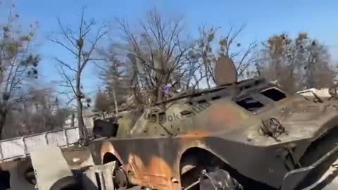 Ukraine War - Destroyed Ukrainian BRDM