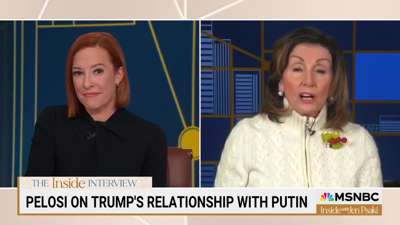 'I think it’s probably financial': Nancy Pelosi wonders what Putin has on Trump