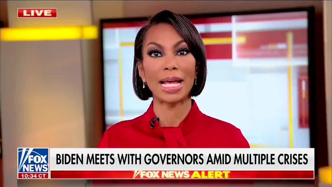 Joe Biden's Governor's Meeting Gets Really Awkward, Fox News' Harris Faulkner's Reaction Says It All