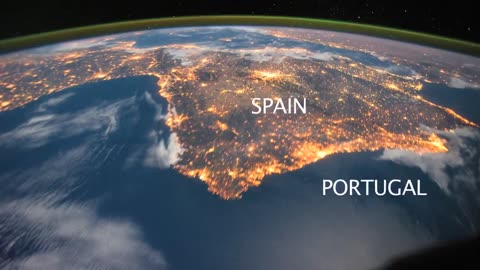 The View from Space - Earth's Countries and Coastlines