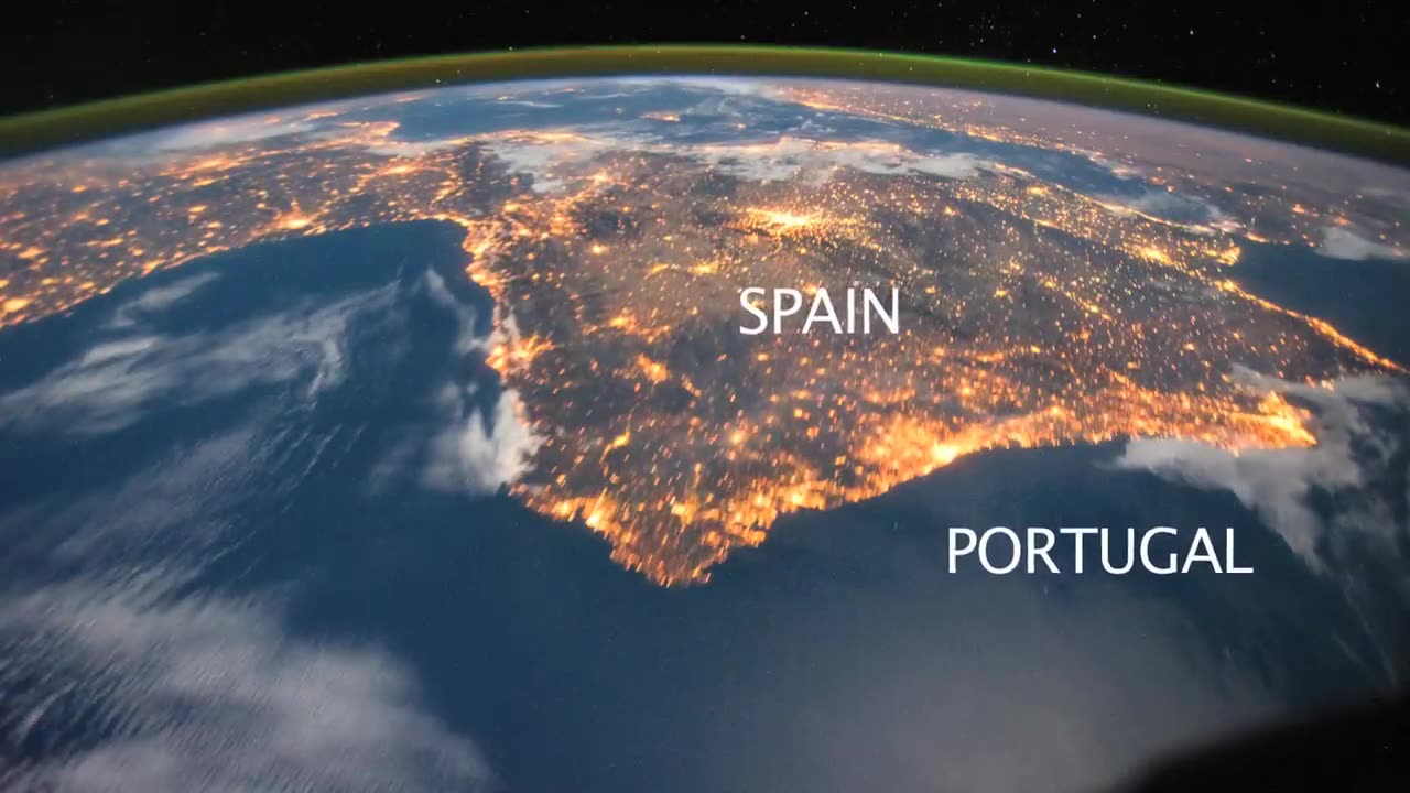 The View from Space - Earth's Countries and Coastlines