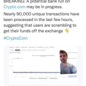 HAPPENING NOW!!! Potential Bank Run on Crypto.com