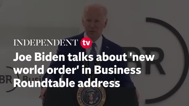 NO LONGER HIDING IT: Biden declares dawn of a New World Order.