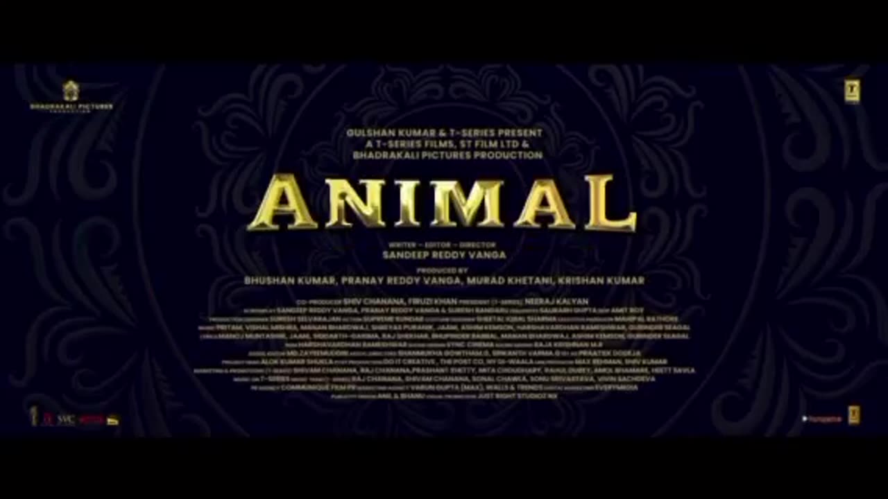 The Animal new hindi movie trailer out🔥/Ranbir kapoor /Rashika Mandanna/Anil kapoor/Boby deol