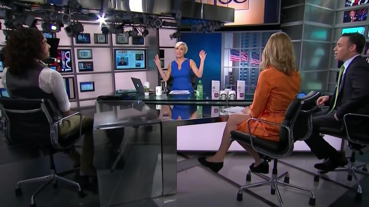 -Russell Brand Charming Mika Brzezinski on Morning Joe