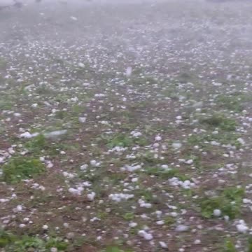 Terrible Hailstorm In Eastland County