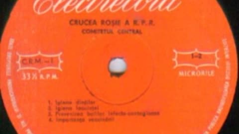 Prevenirea bolilor contagioase (Disc educativ al Crucii Rosii)