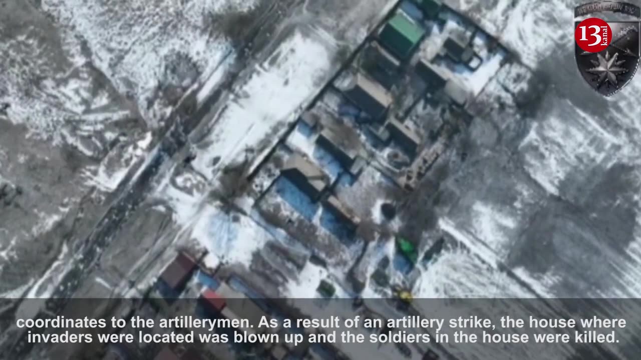 Artillerymen blew up settlement where Russians sought to take refuge