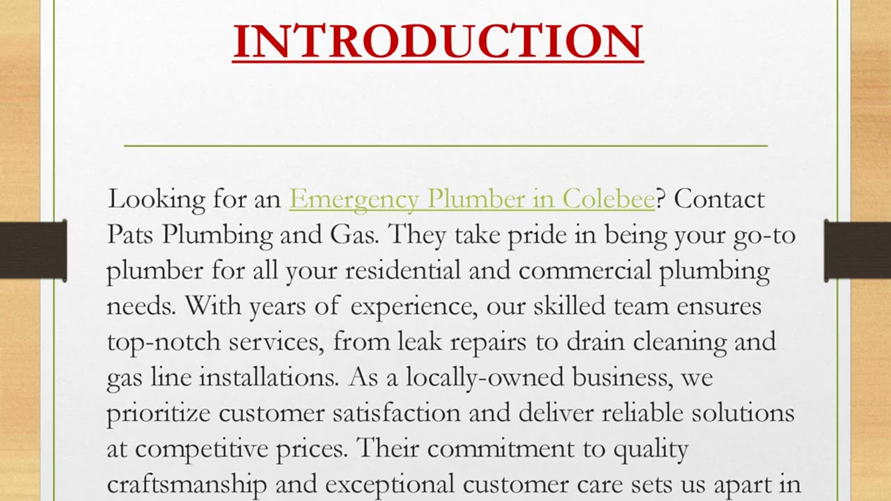 Emergency Plumber in Colebee