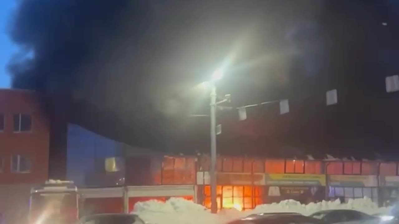 Another Burning Building in Bryansk