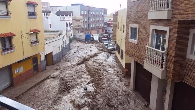 Serious Downpour Leads To Massive Flooding in Spain