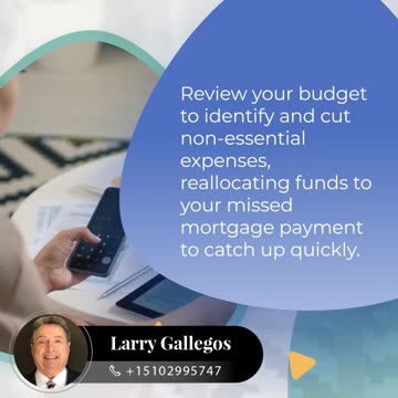 How to Catch up on Missed Mortgage Payments