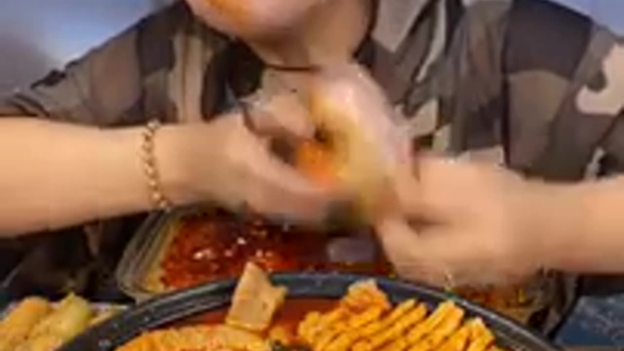 Mukbang Very Spicy food challenge _ Chinese Eating Spicy food -tiktok eatingshow #2 #Shorts