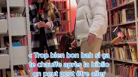 Je drague dans la bibliothèque 📚