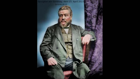 Spurgeon am Samstag, dem 15. April 2023