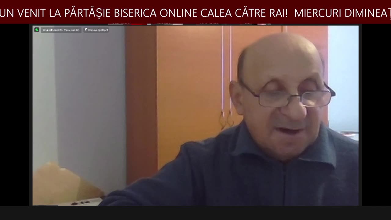 VASILE ASOFRONIEI -SPUNE-MI DE VIAȚA LUI ISUS- PĂRTĂȘIE PE ZOOM CALEA CĂTRE RAI 🙏