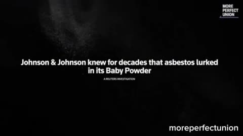 LOOPHOLE 🚩 Johnson & Johnson escapes lawsuits over its cancerous baby powder