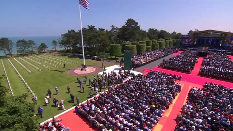 President Biden Delivers Remarks at the D-Day Anniversary Commemoration Ceremony