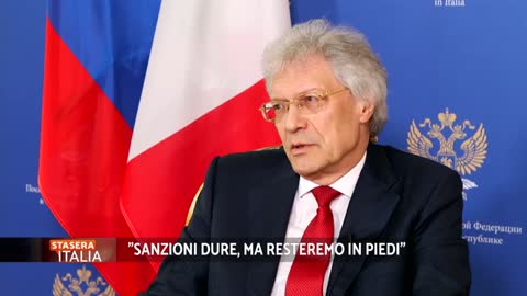 🔴 Intervista all’Ambasciatore russo in Italia, Sergey Razov, nella trasmissione "StaseraItalia"