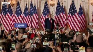 Donald Trump launches 2024 US presidential bid - BBC News