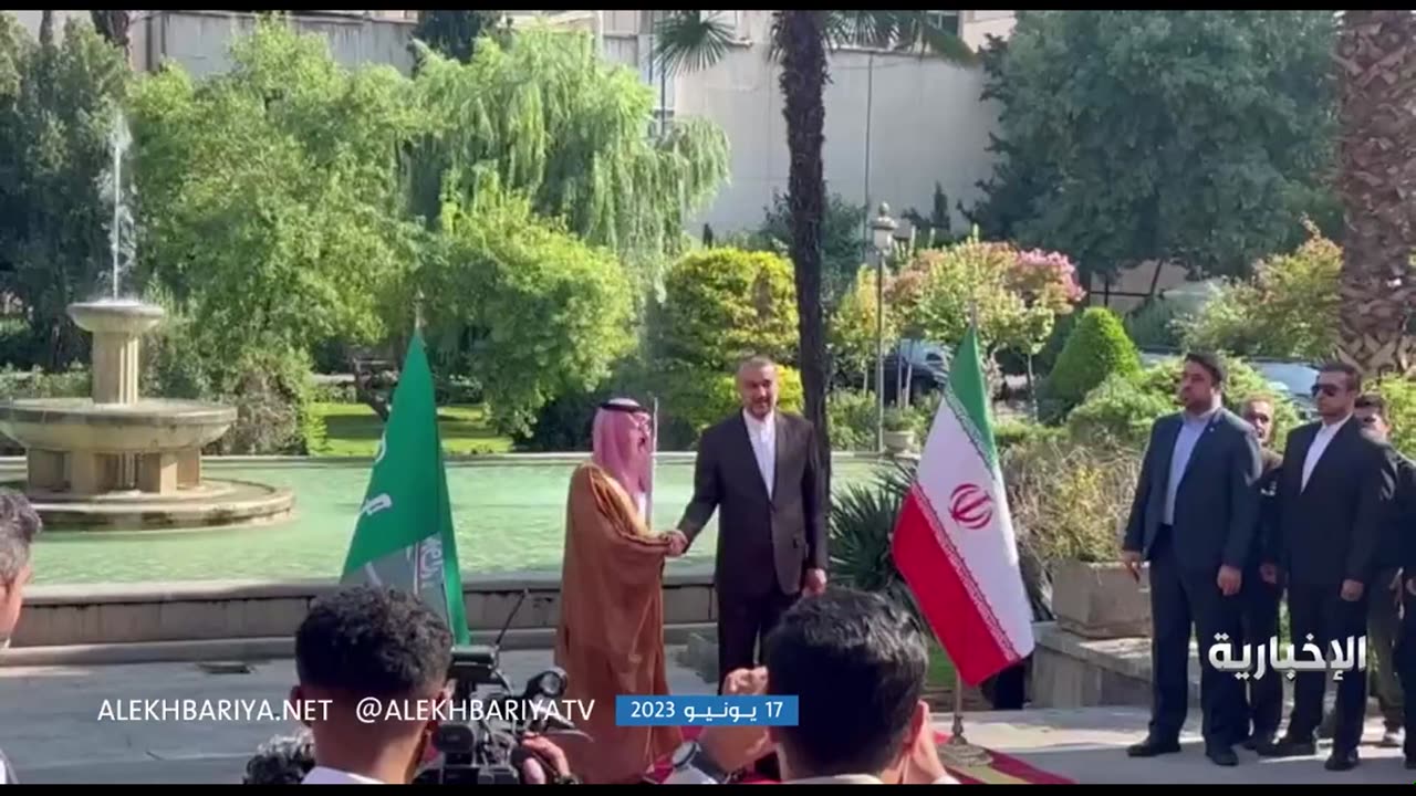 Foreign ministers of Saudi Arabia, Iran meet for first time since choosing to 'restore relations'