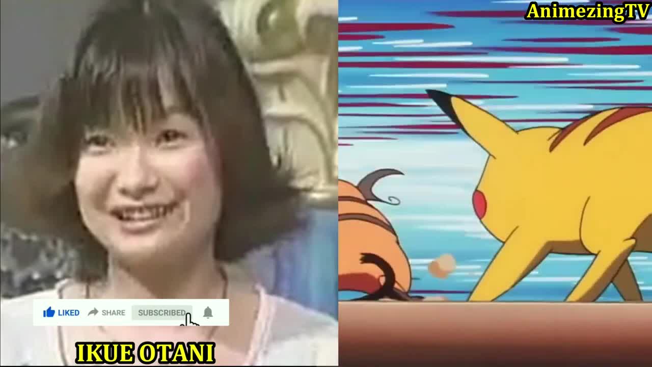 Pikachu Voice Actor / Pokemon / Ikue Otani / Japanese Seiyuu