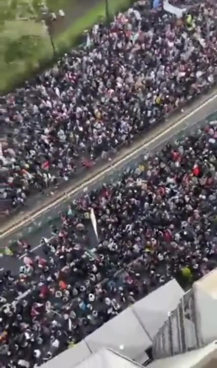 London... People are not accepting the msm narrative about what is happening in Middle East