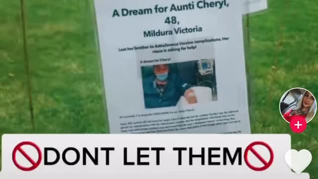 Names of those INJURED and DEAD due to the "vaccine" in Australia