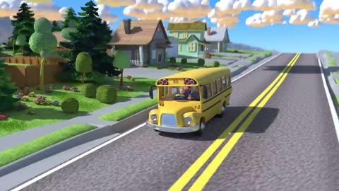 Wheels on the bas poem for kids