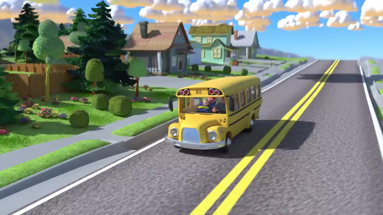 Wheels on the bas poem for kids