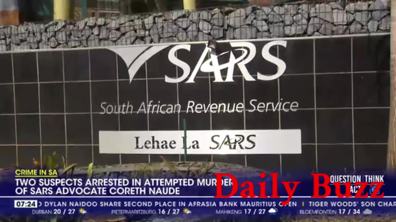 Two suspects arrested in attempted murder of SARS advocate Coreth Naude