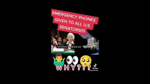 Satellite phones given to Senators?!….