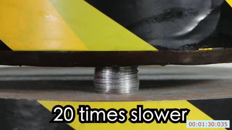 HYDRAULIC PRESS VS STEEL COIN VS POKER CARD !!!