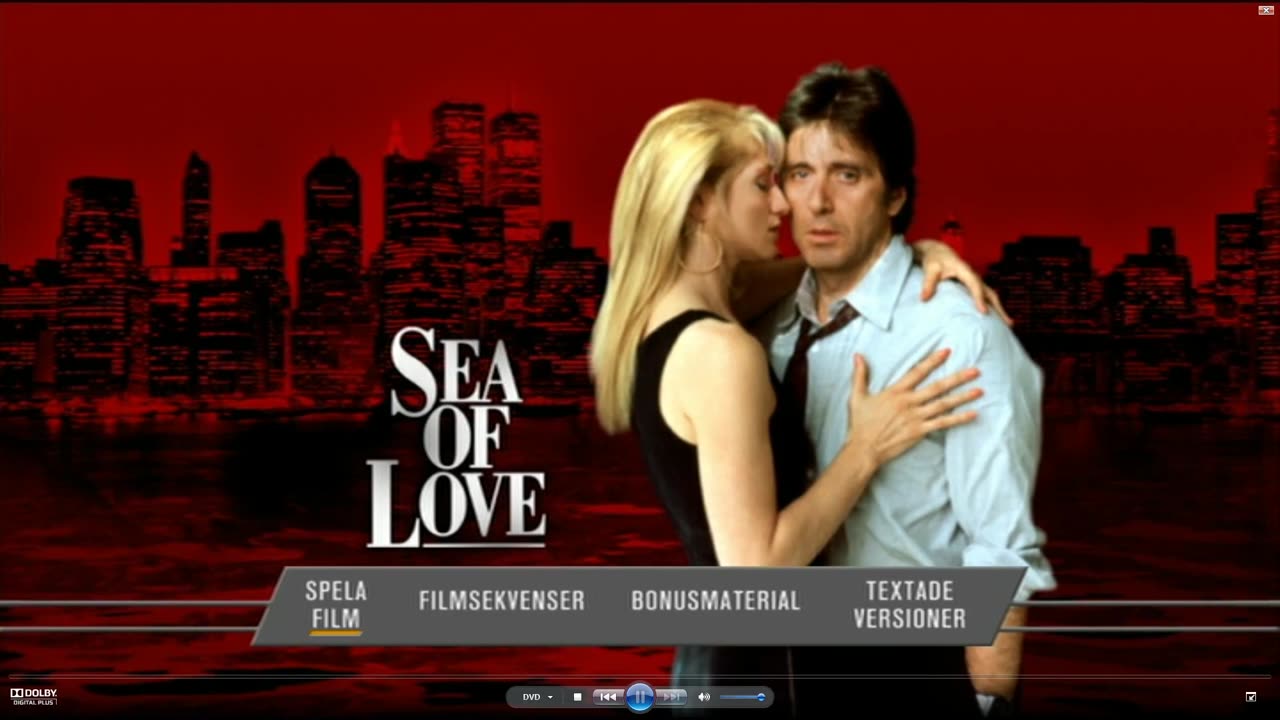 Opening to my 2003 Swedish DVD of Sea of Love