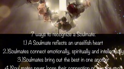 How to recognize a Soulmate