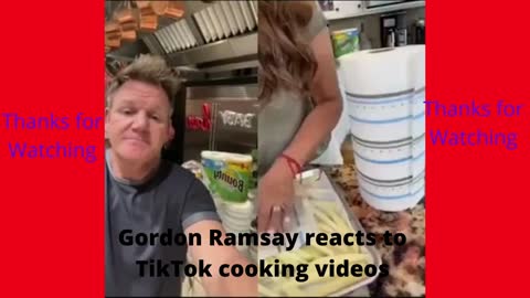 Gordon Ramsay reacts to TikTok cooking videos