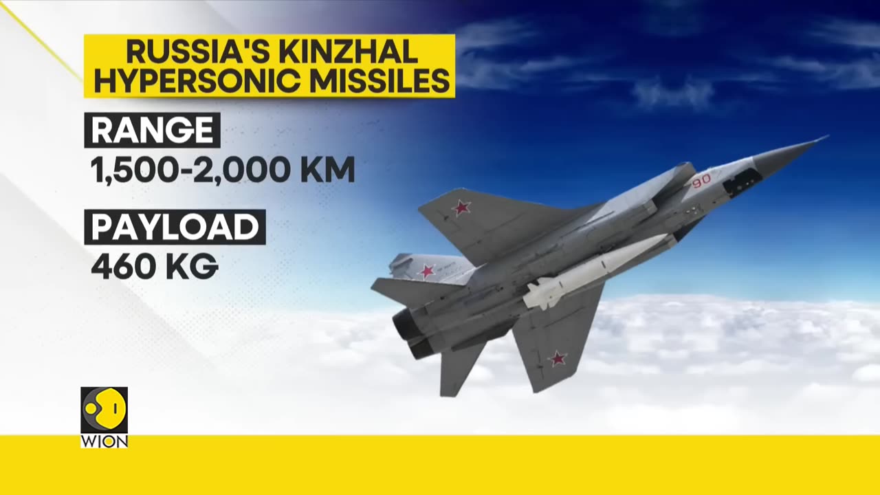 Russia launches Kinzhal hypersonic cruise missiles on Ukraine - Russia-Ukraine War Update - WION