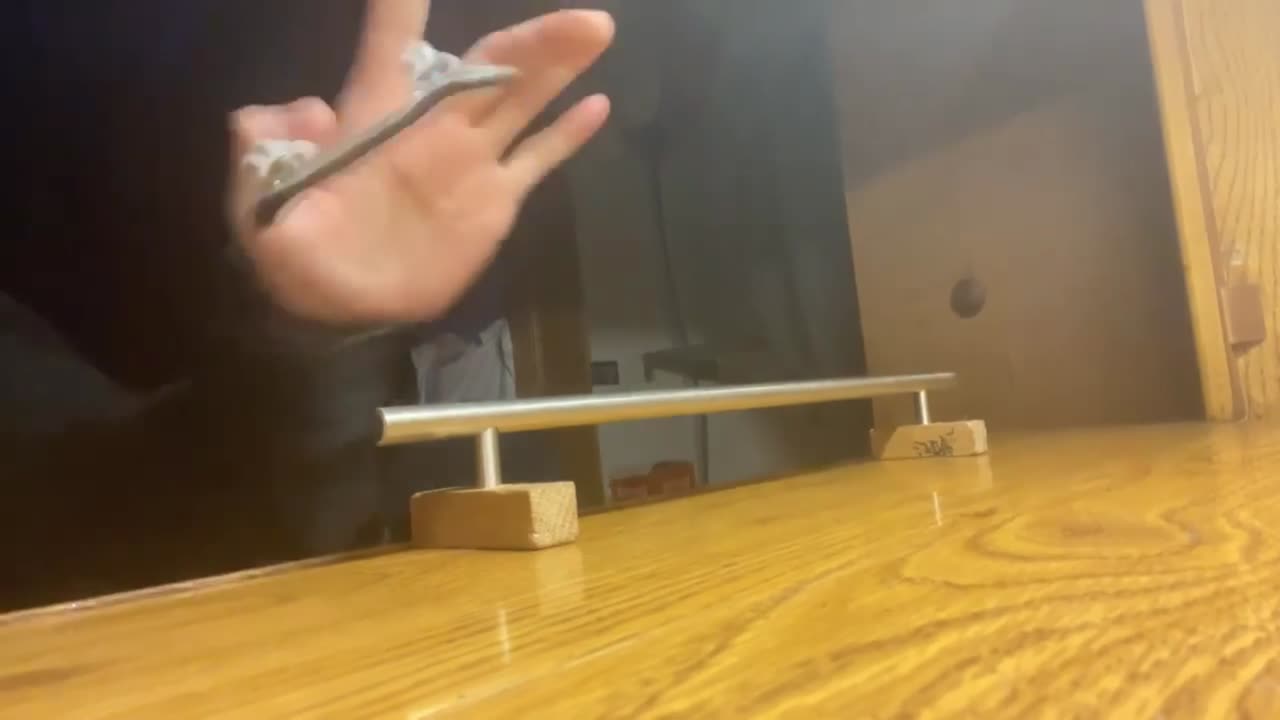 switch #doakickflip tailslide on a #fingerboard