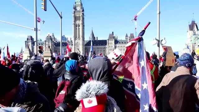 Truckers rolled into Ottawa to stage a massive protest against vaccine mandates