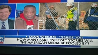 I love Jason Whitlock responds to Tucker Carlson re Obama Noose Hoax