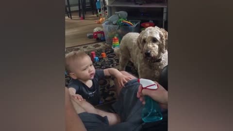 Babies & Dogs Cute Moments!