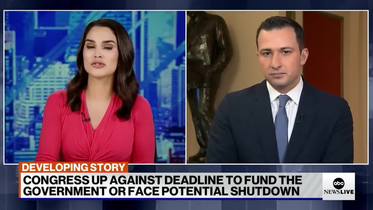 CONGRESS UP AGAINST DEADLINE TO FUND THE GOVERNMENT ORFACE POTENTIAL SHUTDOWN