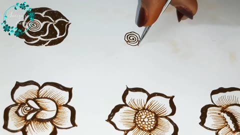 Mehndi class 4 | Rose & Flowers | Mehndi | Mehndi tutorial | Mehndi kaise lagae | easy mehndi course