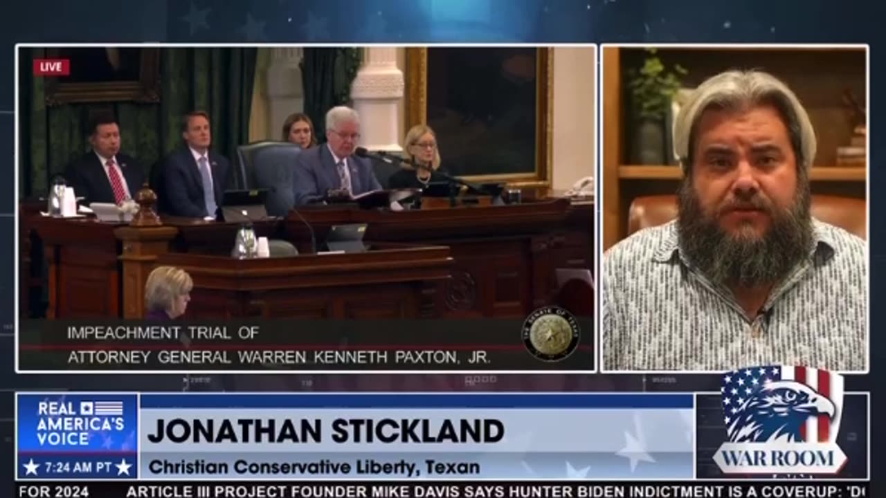 Jonathan Stickland- AG Paxton update