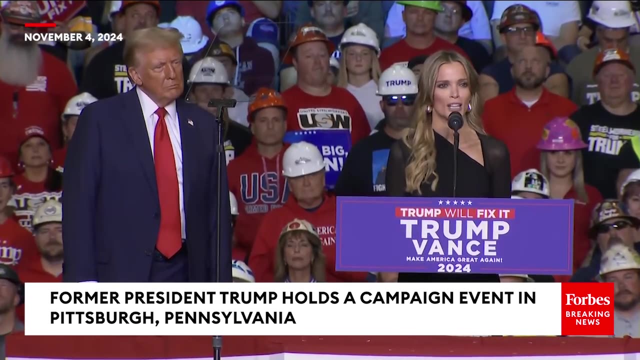 BREAKING NEWS: Megyn Kelly Joins Trump At Pennsylvania Rally, Endorses Him And Slams Kamala Harris