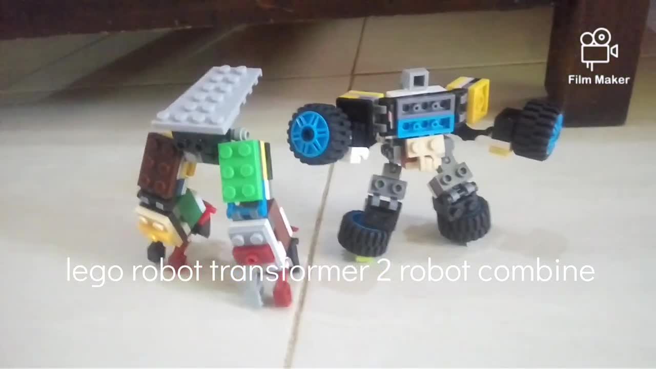 film mini car story : lego robot transformers 2 robot combine